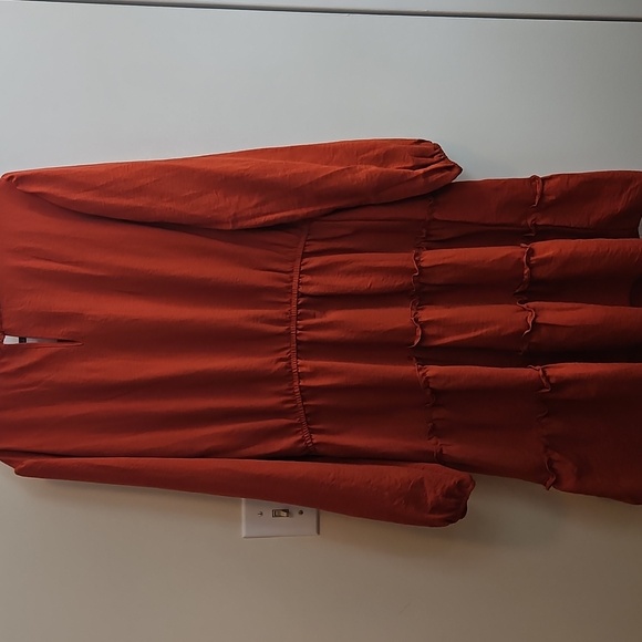 Brannan Rust Boho Dress Size Large - Picture 4 of 5